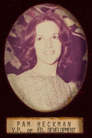 Delta Mu Chapter Composite Detail, Pam Heckman, 1972-1973