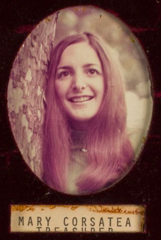 Delta Mu Chapter Composite Detail, Mary Corsatea, 1972-1973