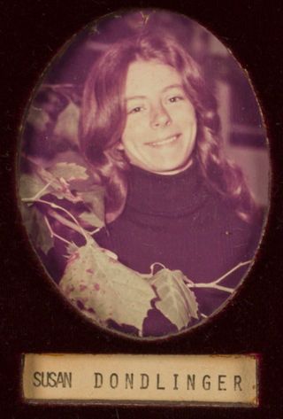 Delta Mu Chapter Composite Detail, Susan Dondlinger, 1972-1973