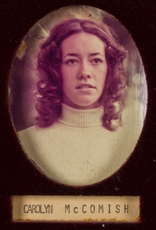Delta Mu Chapter Composite Detail, Carolyn McComish, 1972-1973