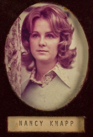 Delta Mu Chapter Composite Detail, Nancy Knapp, 1972-1973