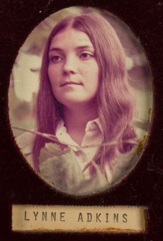 Delta Mu Chapter Composite Detail, Lynne Adkins, 1972-1973