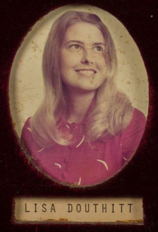 Delta Mu Chapter Composite Detail, Lisa Douthitt, 1972-1973