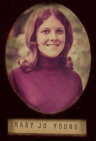 Delta Mu Chapter Composite Detail, Mary Jo Young, 1972-1973