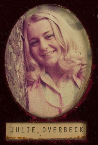 Delta Mu Chapter Composite Detail, Julie Overbeck, 1972-1973