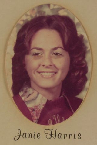 Delta Mu Chapter Composite Detail, Janie Harris, 1976-1977