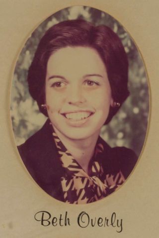 Delta Mu Chapter Composite Detail, Beth Overly, 1976-1977