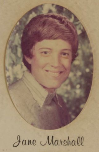 Delta Mu Chapter Composite Detail, Jane Marshall, 1976-1977