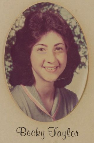 Delta Mu Chapter Composite Detail, Becky Taylor, 1976-1977