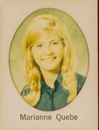 Delta Mu Chapter Composite Detail, Marianne Quebe, 1971-1972