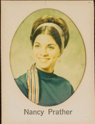 Delta Mu Chapter Composite Detail, Nancy Prather, 1971-1972