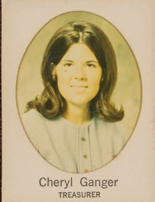 Delta Mu Chapter Composite Detail, Cheryl Ganger, 1971-1972