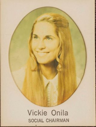 Delta Mu Chapter Composite Detail, Vickie Onila, 1971-1972