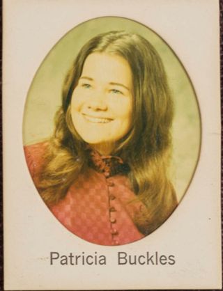 Delta Mu Chapter Composite Detail, Patricia Buckles, 1971-1972