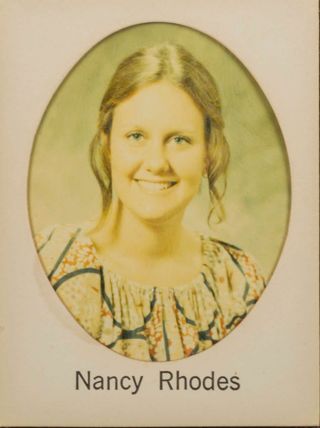 Delta Mu Chapter Composite Detail, Nancy Rhodes, 1971-1972