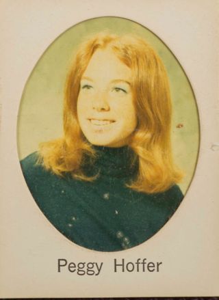 Delta Mu Chapter Composite Detail, Peggy Hoffer, 1971-1972