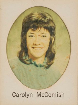 Delta Mu Chapter Composite Detail, Carolyn McComish, 1971-1972