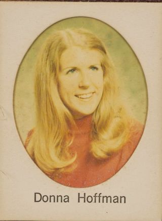 Delta Mu Chapter Composite Detail, Donna Hoffman, 1971-1972