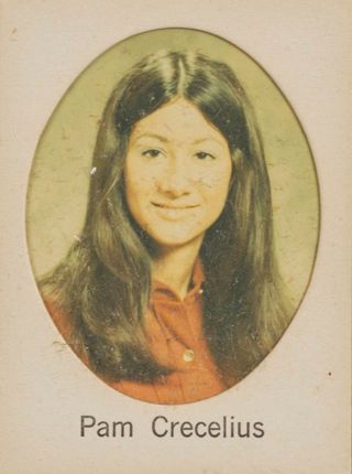 Delta Mu Chapter Composite Detail, Pam Crecelius, 1971-1972