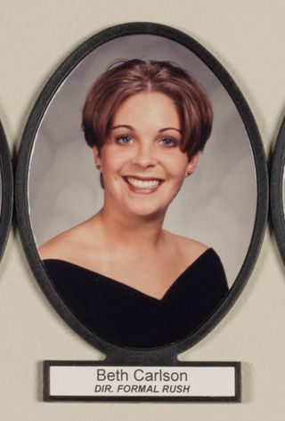 Delta Mu Chapter Composite Detail, Beth Carlson, 1998-1999
