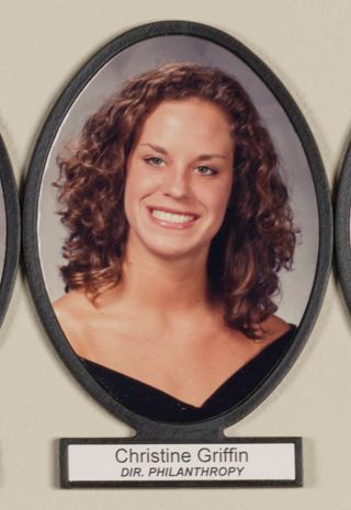 Delta Mu Chapter Composite Detail, Christine Griffin, 1998-1999