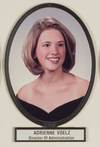 Delta Mu Chapter Composite Detail, Adrienne Voelz, 1999-2000