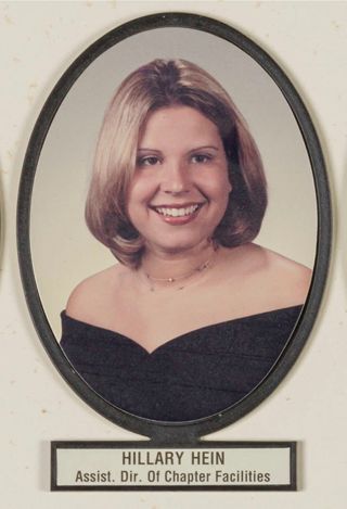 Delta Mu Chapter Composite Detail, Hillary Hein, 1999-2000