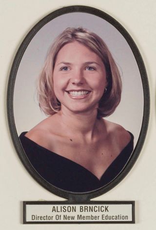 Delta Mu Chapter Composite Detail, Alison Brncick, 1999-2000