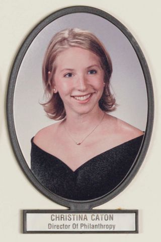 Delta Mu Chapter Composite Detail, Christina Caton, 1999-2000