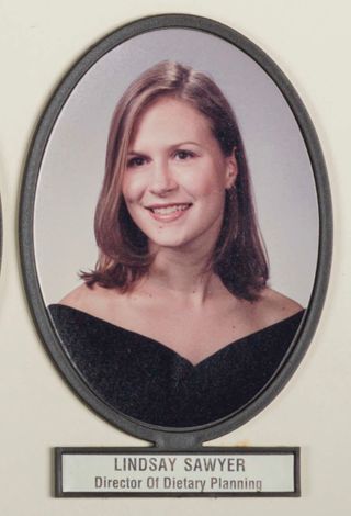 Delta Mu Chapter Composite Detail, Lindsay Sawyer, 1999-2000