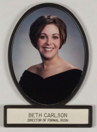 Delta Mu Chapter Composite Detail, Beth Carlson, 1999-2000