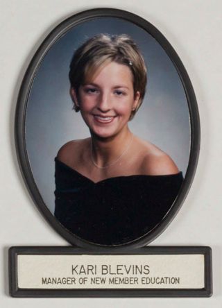 Delta Mu Chapter Composite Detail, Kari Blevins, 1999-2000