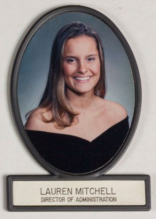 Delta Mu Chapter Composite Detail, Lauren Mitchell, 1999-2000