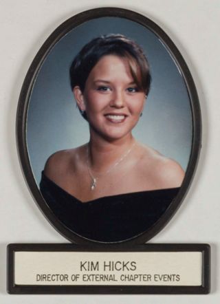 Delta Mu Chapter Composite Detail, Kim Hicks, 1999-2000