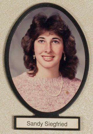 Delta Mu Chapter Composite Detail, Sandy Siegfried, 1988-1989