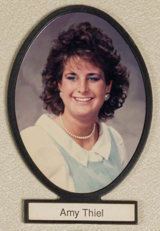 Delta Mu Chapter Composite Detail, Amy Thiel, 1988-1989