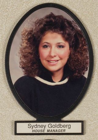 Delta Mu Chapter Composite Detail, Sydney Goldberg, 1988-1989