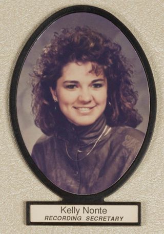 Delta Mu Chapter Composite Detail, Kelly Nonte, 1988-1989