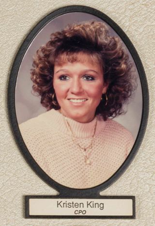 Delta Mu Chapter Composite Detail, Kristen King, 1988-1989