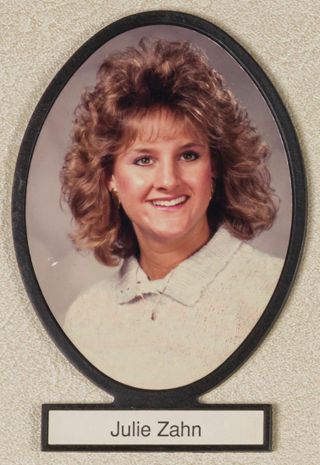 Delta Mu Chapter Composite Detail, Julie Zahn, 1988-1989