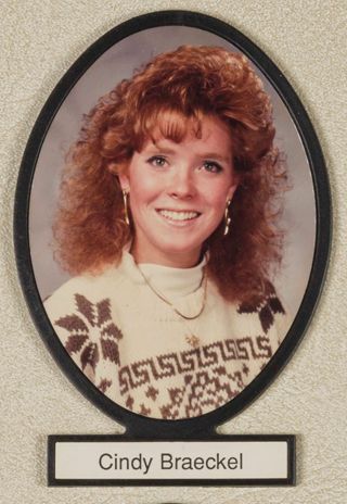 Delta Mu Chapter Composite Detail, Cindy Braeckel, 1988-1989