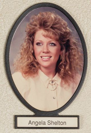 Delta Mu Chapter Composite Detail, Angela Shelton, 1988-1989