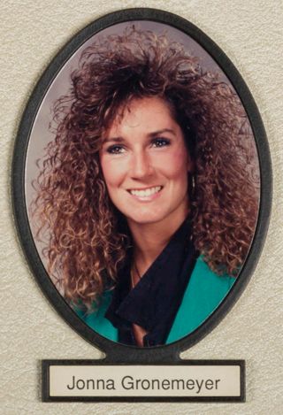 Delta Mu Chapter Composite Detail, Jonna Gronemeyer, 1988-1989