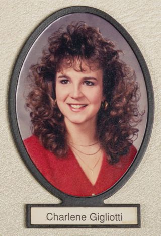 Delta Mu Chapter Composite Detail, Charlene Gigliotti, 1988-1989