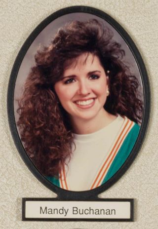 Delta Mu Chapter Composite Detail, Mandy Buchanan, 1988-1989
