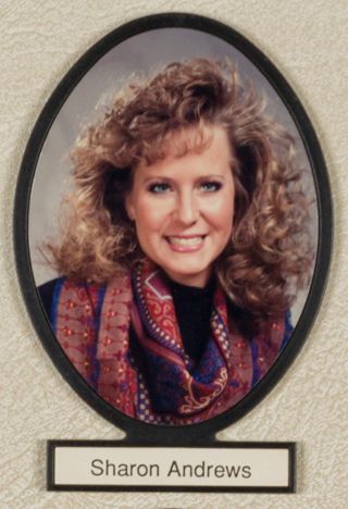 Delta Mu Chapter Composite Detail, Sharon Andrews, 1988-1989