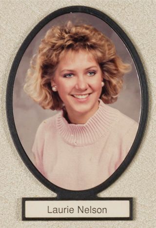 Delta Mu Chapter Composite Detail, Laurie Nelson, 1988-1989