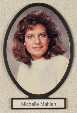 Delta Mu Chapter Composite Detail, Michelle Mahlan, 1988-1989