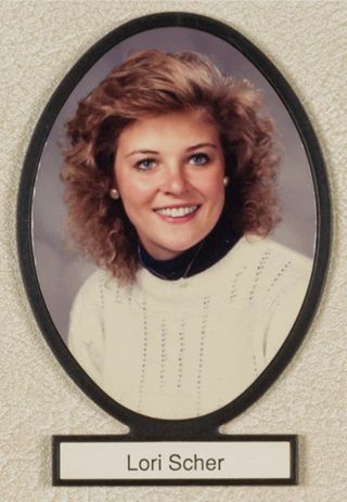 Delta Mu Chapter Composite Detail, Lori Scher, 1988-1989