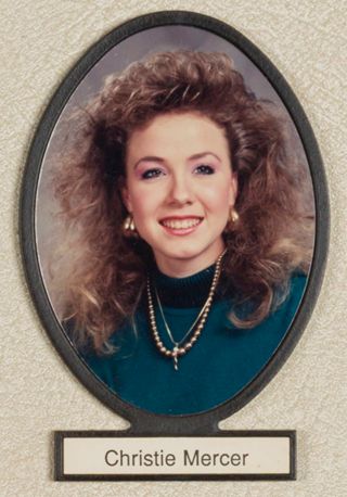 Delta Mu Chapter Composite Detail, Christie Mercer, 1988-1989